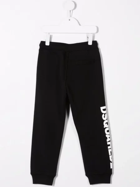 Spodnie dziecięce Dsquared2 czarne