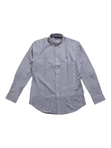 Tricou Polo Ralph Lauren cu decolteu rotund albastru