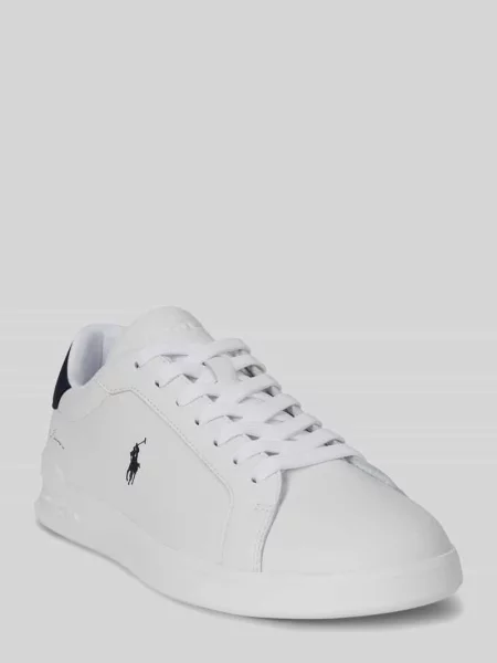 Sneakersy Ralph Lauren Court z logo białe