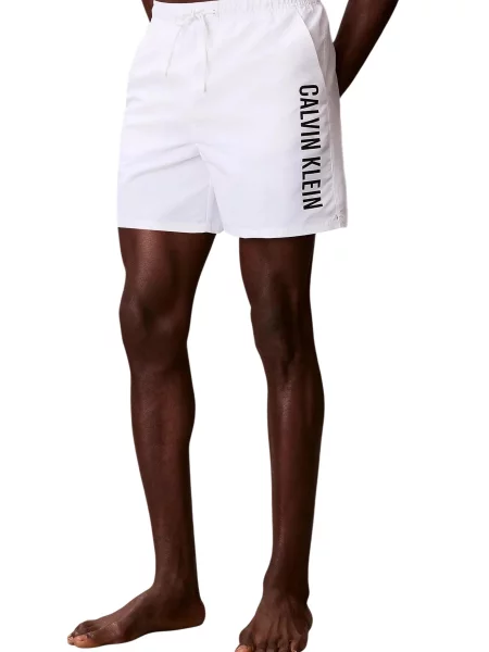 Șnur de strângere trening Calvin Klein alb