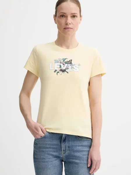 Tričko Levi's THE PERFECT TEE žlutá