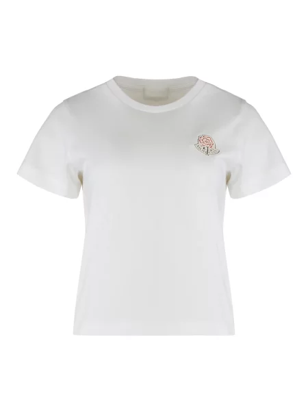 Koszulka Moncler biała
