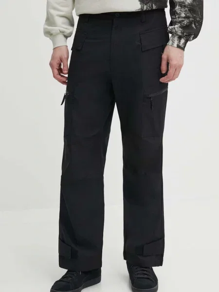 A-COLD-WALL* pantaloni de Static Zip Pant cu fason cargo negru