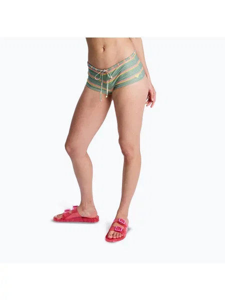 Costum de baie Roxy cu dungi clasic verde