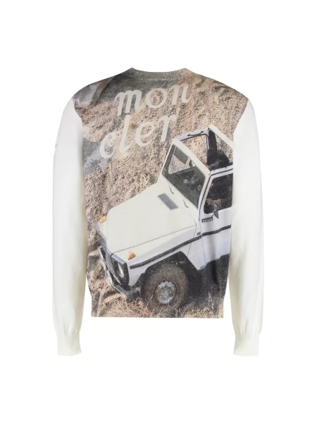 Sweter Moncler biały
