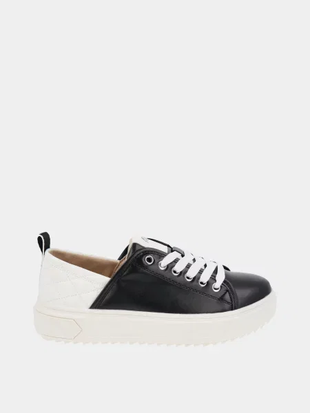 Кожаные кеды Keddo черные