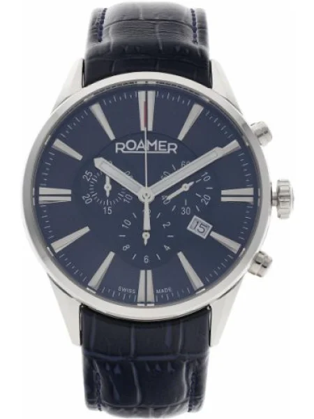 Hodinky ROAMER Superior Chrono 41 40 05 Navy/Silver strieborná
