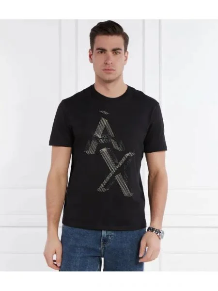 Armani Exchange Tricou negru