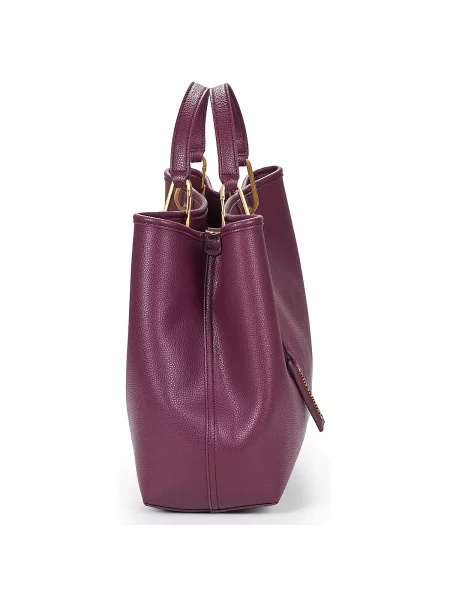 Emporio Armani kabelka typu shopper dámska z imitácie kože fialová