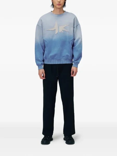 Pulover Off Duty cu gradient albastru