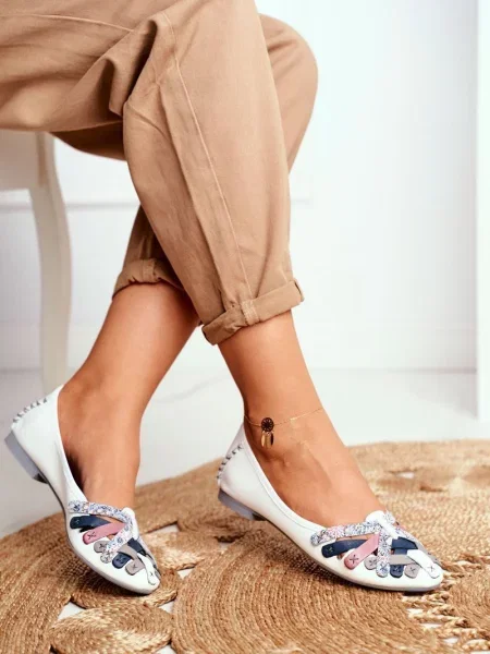 Балеринки Maciejka бяло