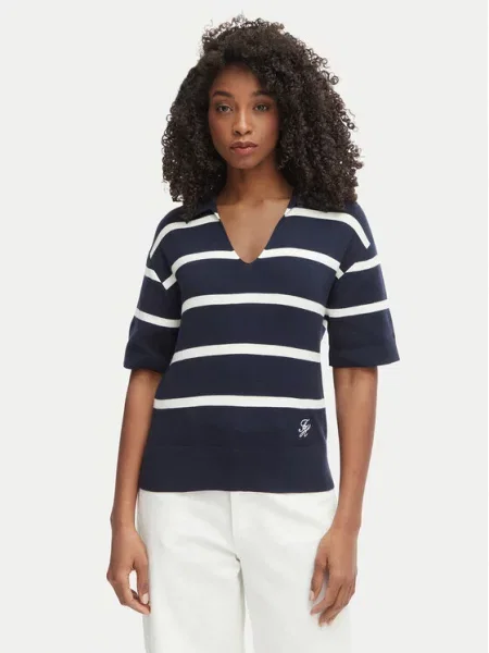 Tommy Hilfiger Megztinis Tamsiai mėlyna