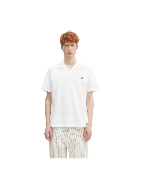 AMBUSH polo Polo Shirt gładki biały