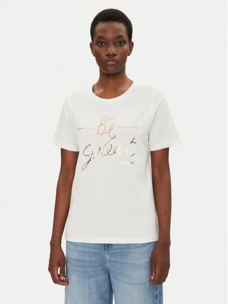 Fransa T-Shirt biały