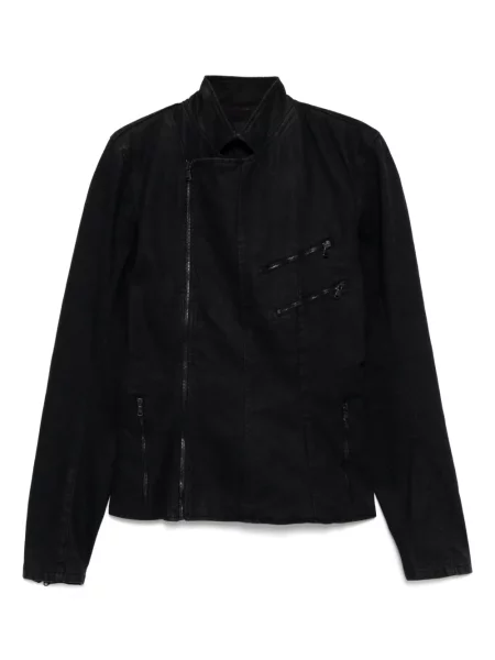 Bikerská džínová bunda P.l.n. černá