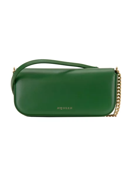 Torebka Alexander Mcqueen w kwiatki zielona