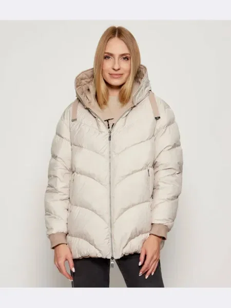 Diego M De puf cu două fețe geacă RACCOON cu adaos de lână bej