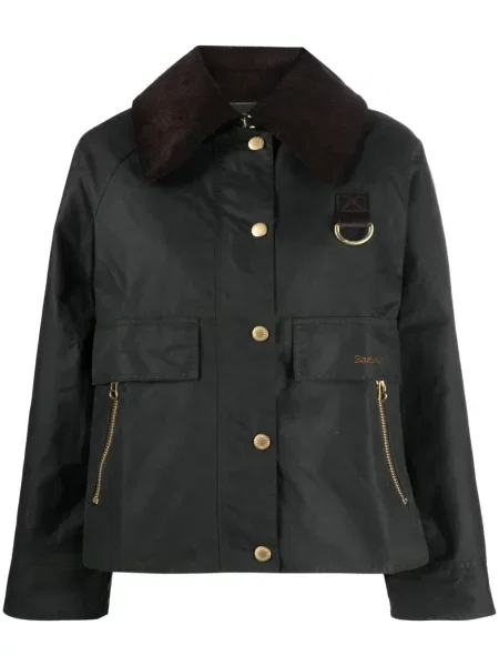 Geacă Barbour cu broderie verde