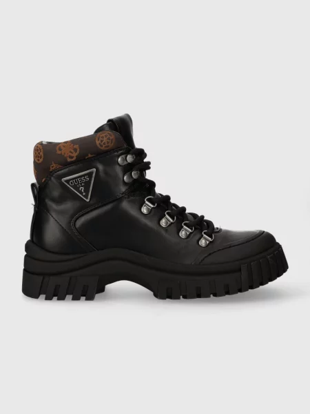 Кубинки Guess LOFIRA с платформа черно