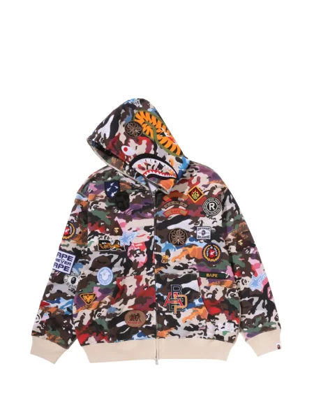 Hanorac cu glugă A Bathing Ape® maro