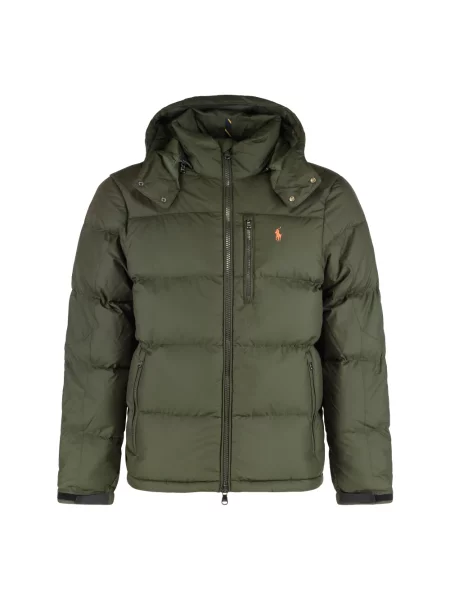 Polo Ralph Lauren kurtka puchowa brązowy zimowa oliwkowa
