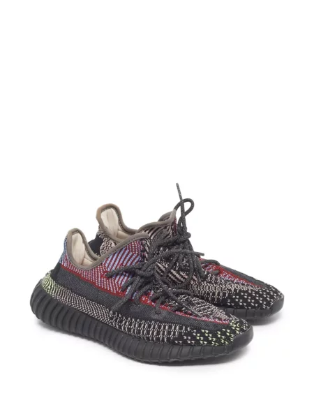 Fűzős csipkés sneaker Adidas Yeezy fekete