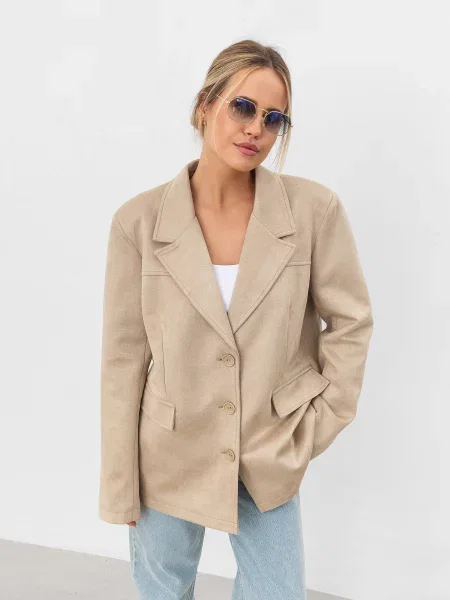 Romashka Кронберг Піджак Бавовна/поліестер/спандекс бежевий