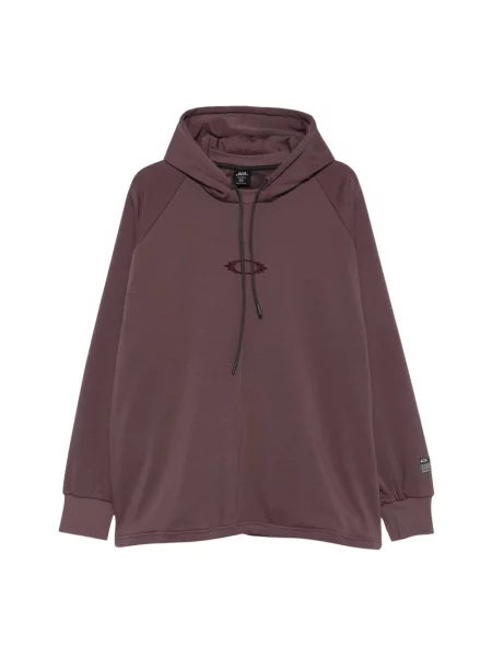 Bluza z kapturem Oakley polarowa z kapturem czerwona