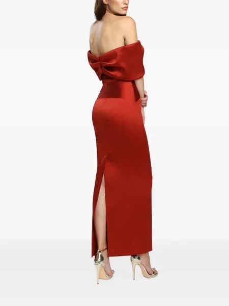 Rochie maxi Cristallini roșu