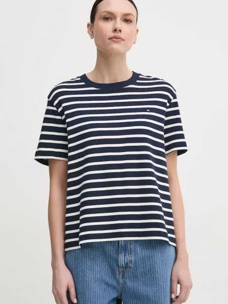 Тениска Tommy Hilfiger тъмносиньо