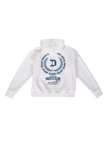 Dropsize Tréning póló Hustle Club zafir fehér