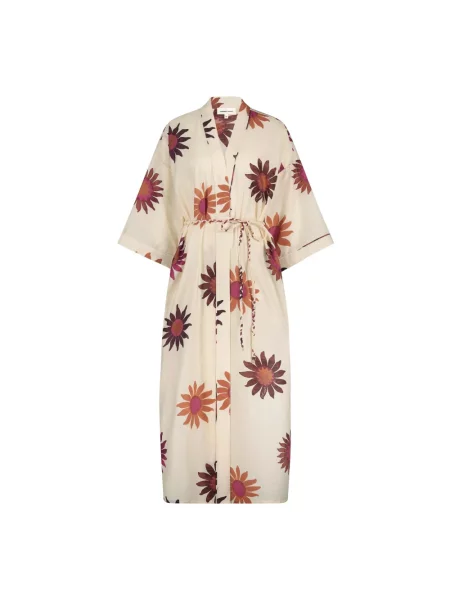 Lniana bluzka Fabienne Chapot beżowa