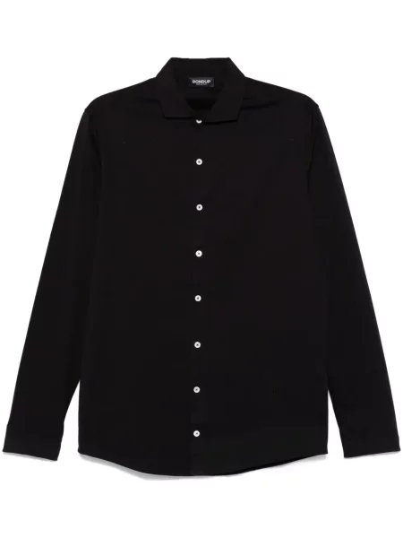 Košulja Dondup od jersey crna