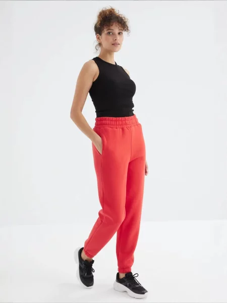 Tommy Life Sportske hlače Jogginghose' crvena
