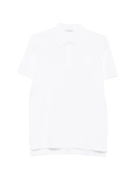 Scurt tricou polo Givenchy cu autograf alb