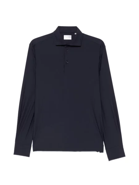 Lung tricou polo Alley Docks 963 albastru