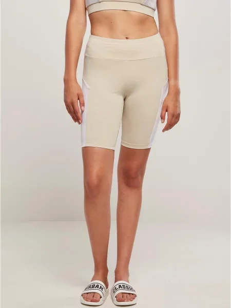 Pantaloni scurți pentru ciclism Urban Classics alb