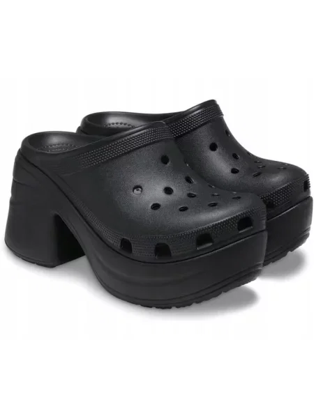 Chodaki Dla Dorosłych Crocs Siren Clog czarne