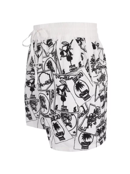 Pantaloni scurți Only The Blind cu cordon alb
