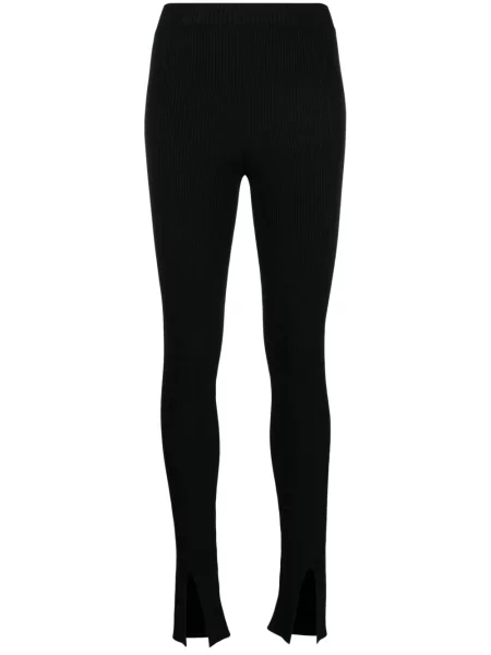 Leggings Aeron cu crăpătură negru