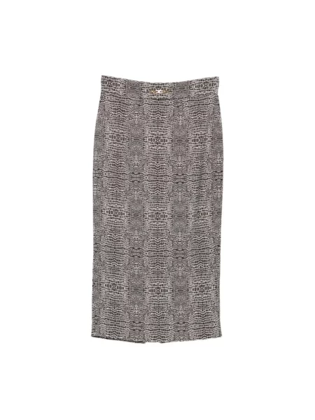 Spódnica midi Elisabetta Franchi szara