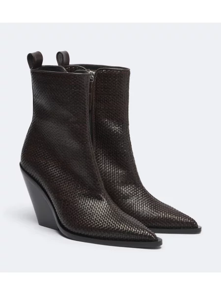 Cizme scurte Souliers Martinez din piele negru