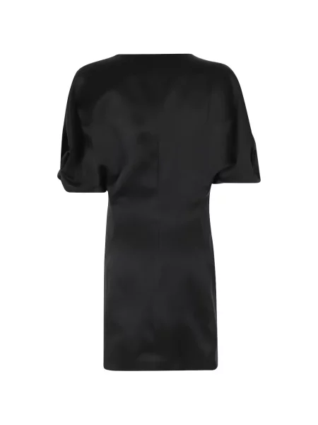 Rochie mini Raquel Diniz drapată negru