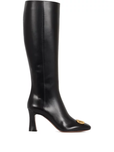 Botine Valentino Garavani din piele negru