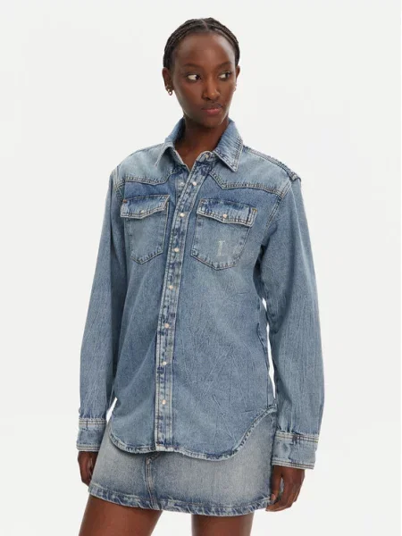 Jeans srajca Liu Jo modra