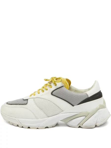 Sneakerși Axel Arigato cu șireturi din piele alb