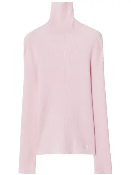 Pulover Burberry de lână roz