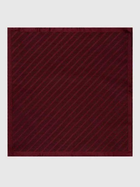 Шелковый платок Brunello Cucinelli бордовый