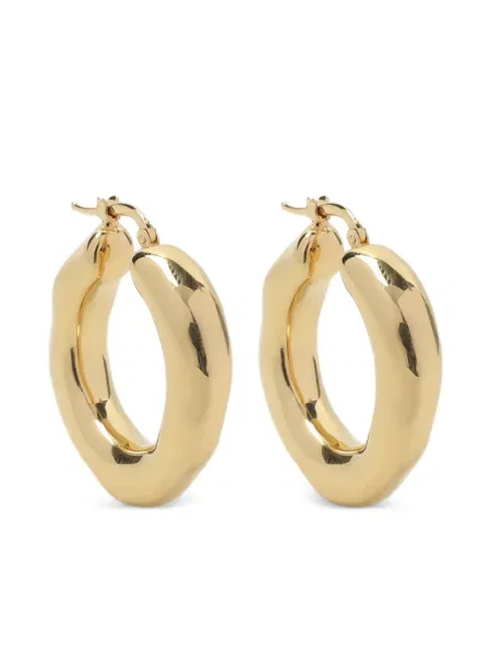 Обеци Jil Sander златисто