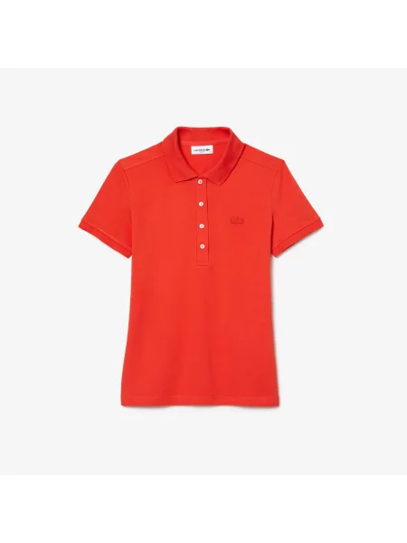 Поло Lacoste красное